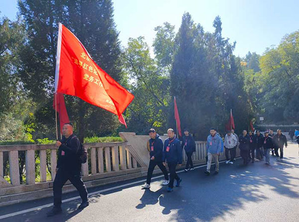 西柏坡红色教育基地现场教学